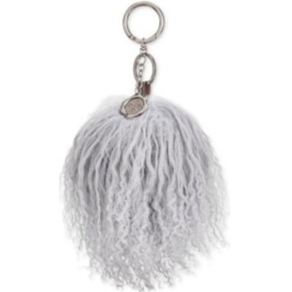 PATRICIA NASH~Tonessa Fur Pom Pom Key Fob/Purse Charm - Picture 1 of 5